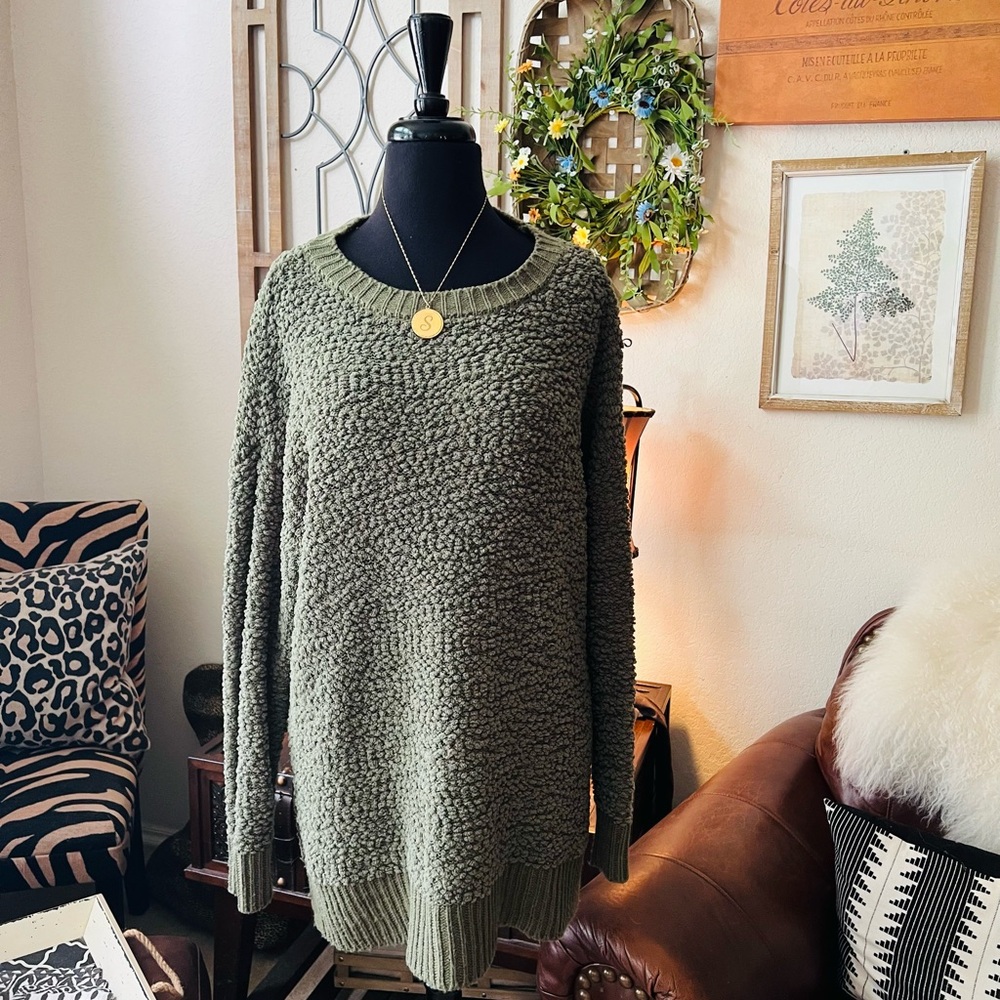 Olive Green Sweater